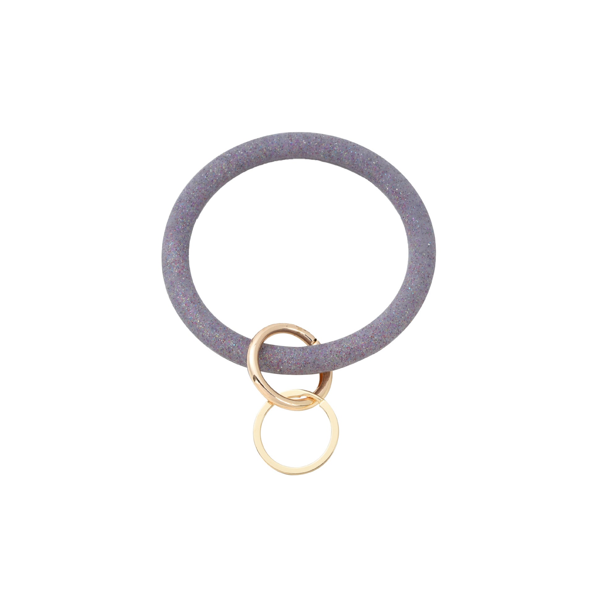 Venta al por mayor Llavero De Pulsera De Brillo De Silicona